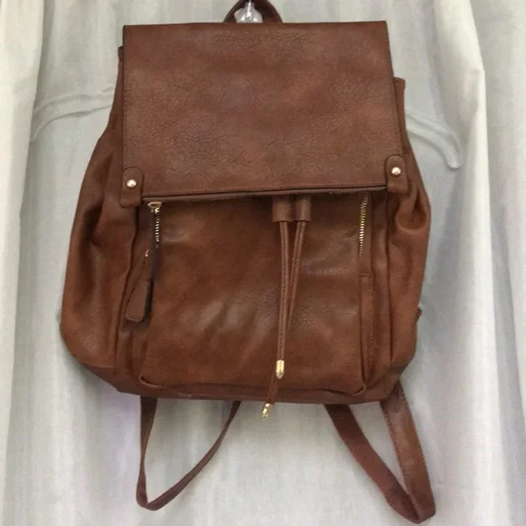 Le Miel Leather Backpack Le Miel | Bags | Le Miel Backpack Wallet | Poshmark main image 4